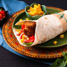 Aloo Tikki Wrap